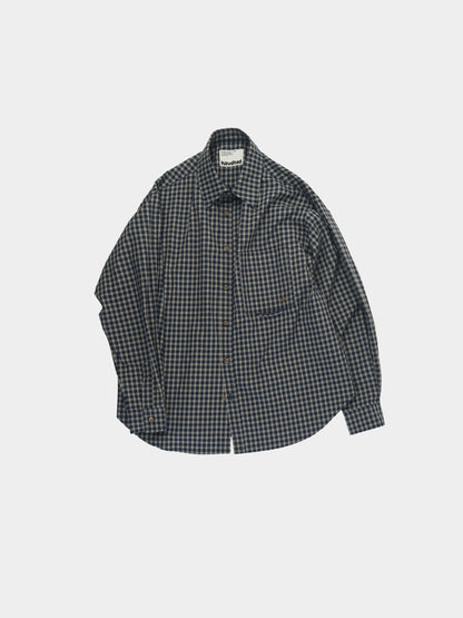 hvhd Logo Classic Check Shirts (Check Navy)