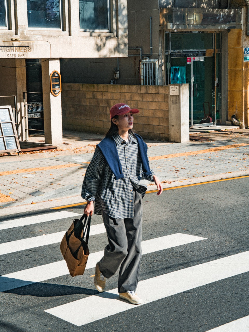 hvhd Logo Classic Check Shirts (Check Navy)