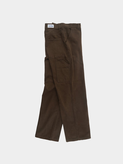 Heavy Cotton Carpenter Pants (Brown)