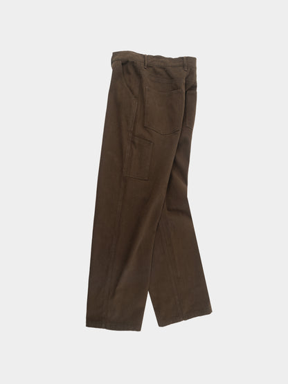 Heavy Cotton Carpenter Pants (Brown)