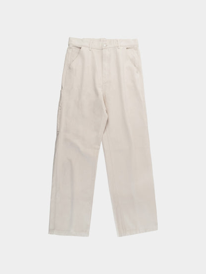 Heavy Cotton Carpenter Pants (Ecru)