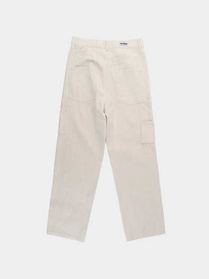 Heavy Cotton Carpenter Pants (Ecru)