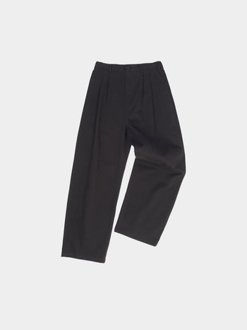 City Worker Pin-tuck Trouser (Black)