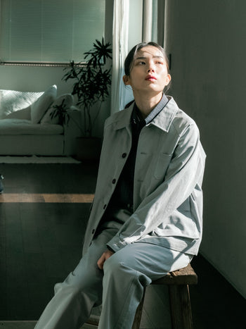 City Worker French Set-up (Blue Gray)