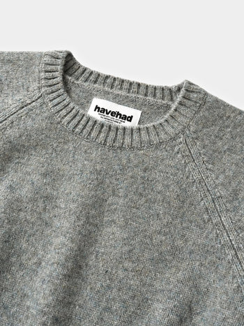 Shaggy Dog Round Knit (Grey)
