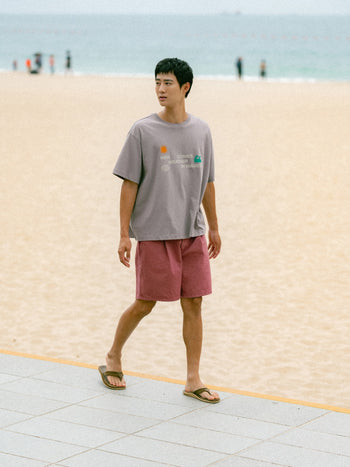 Weather in Waves Tee (Smoky Beige)