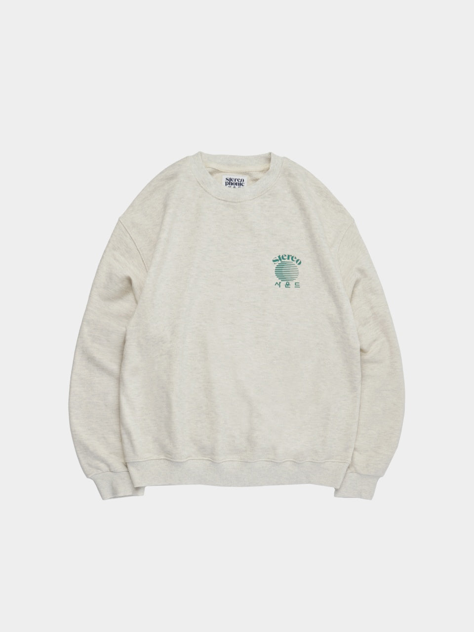 SPS Logo Sweatshirts (Oatmeal-Green)