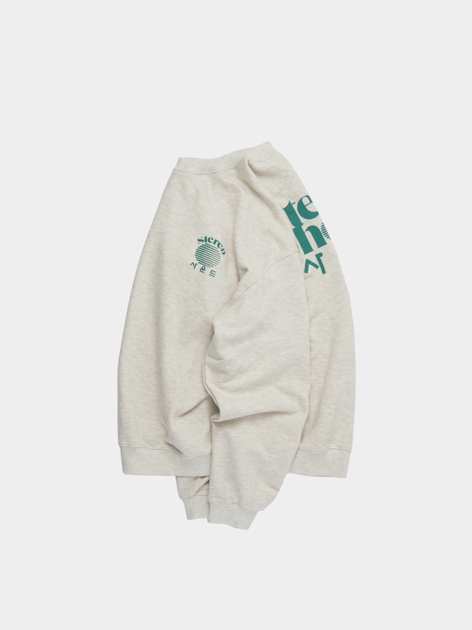 SPS Logo Sweatshirts (Oatmeal-Green)