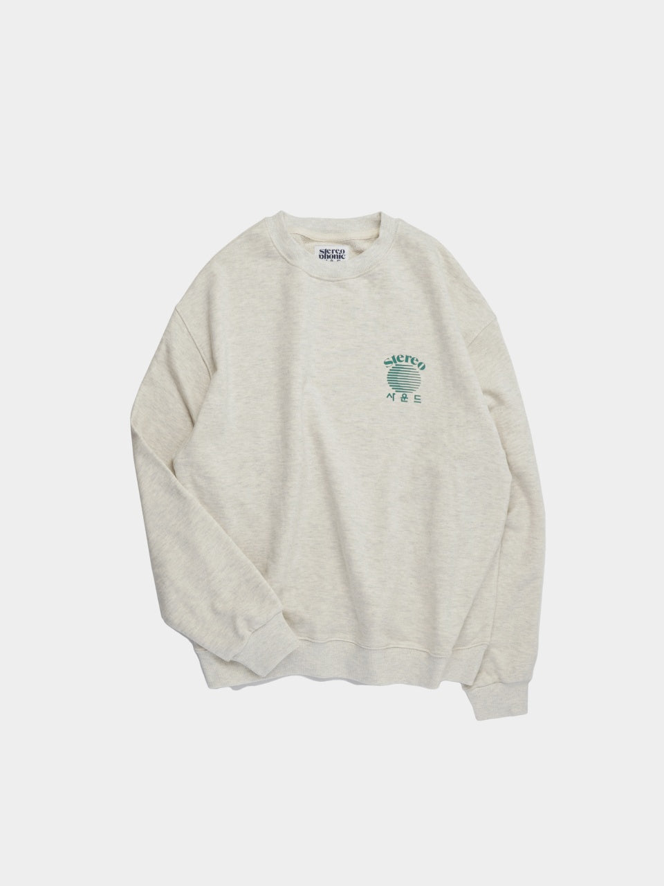 SPS Logo Sweatshirts (Oatmeal-Green)