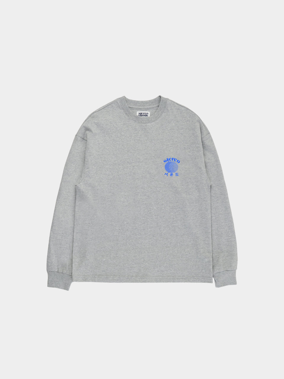 SPS Letter Long Sleeve Tee (Melange Gray)