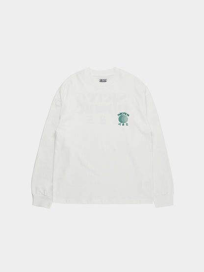 SPS Letter Long Sleeve Tee (White)