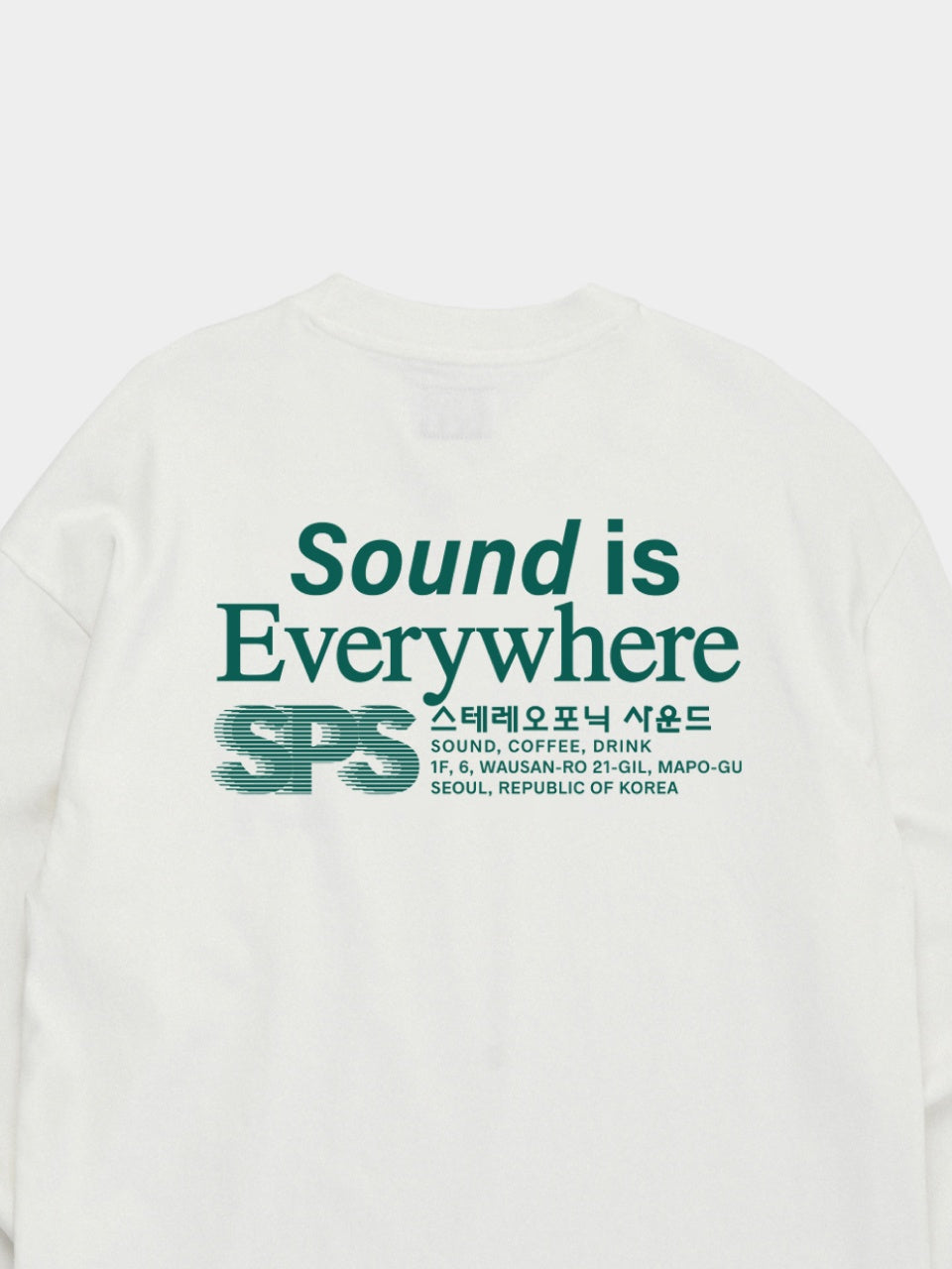 SPS Letter Long Sleeve Tee (White)