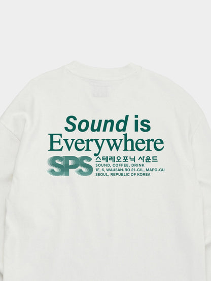 SPS Letter Long Sleeve Tee (White)