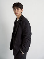 City Light Wool Club Jacket (Black)