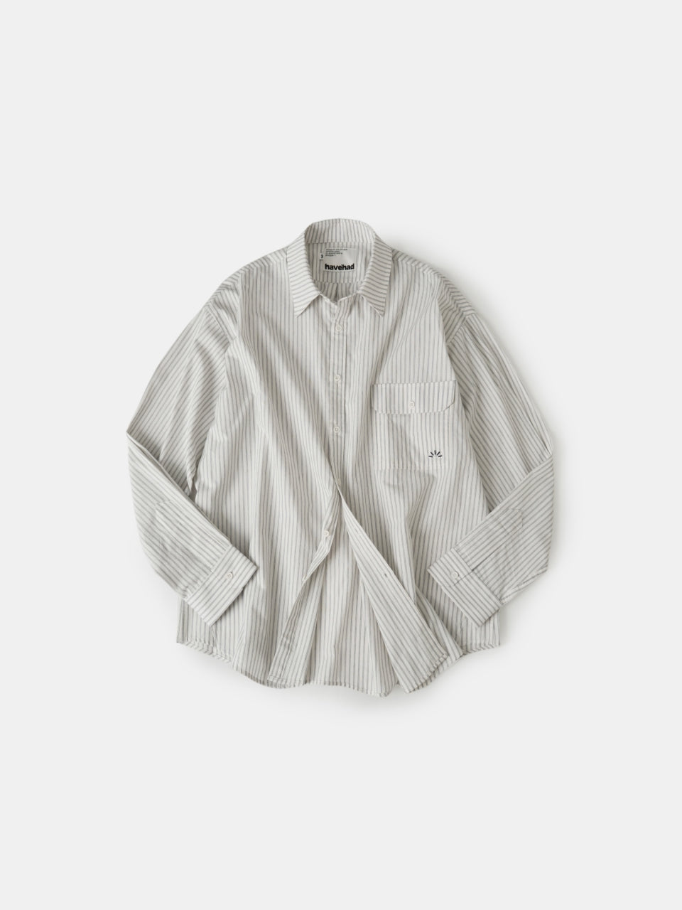 Everyday Pocket Stripe Shirts (White)