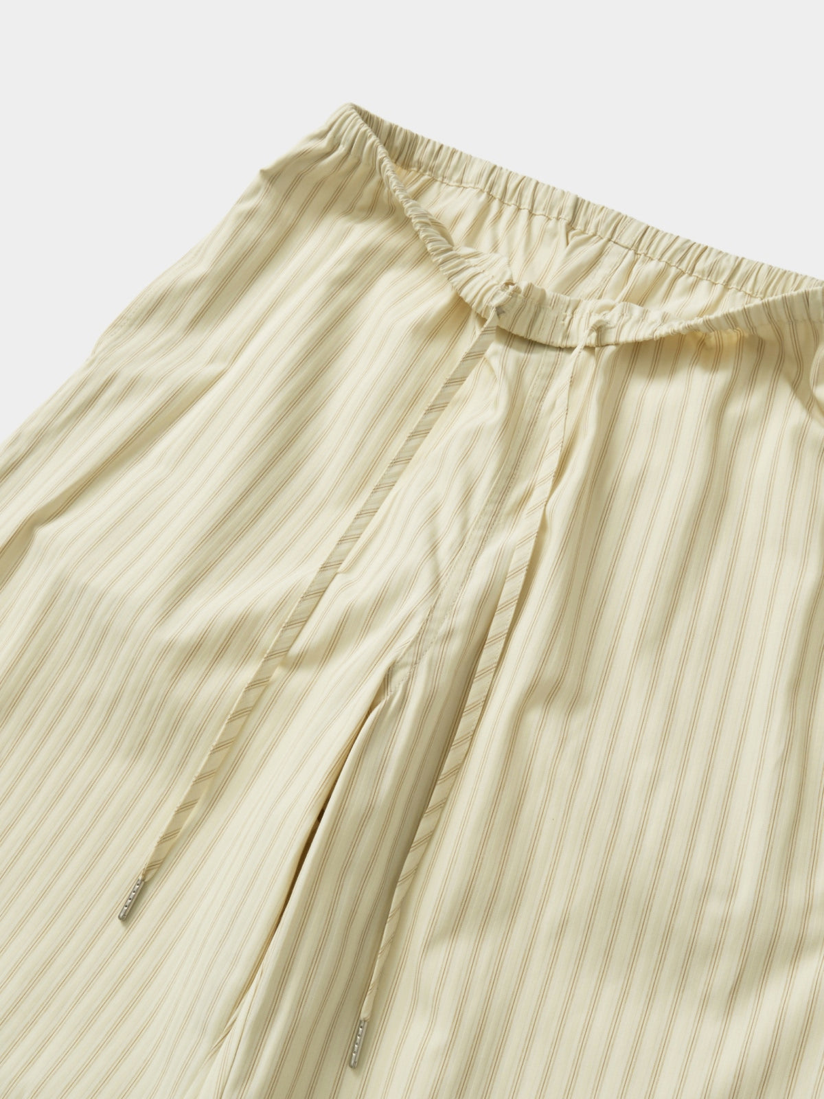 Easy Stripe Banding Pants (Stripe Ivory)
