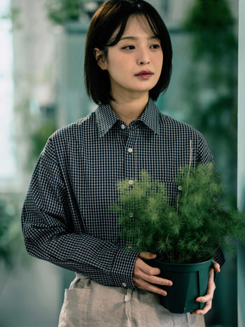 Daily Classic Check Shirts (Check Navy)