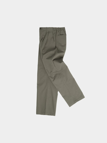 City Worker Pin-tuck Trouser (Khaki Gray)