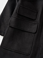 City Wool Half Coat (Black)
