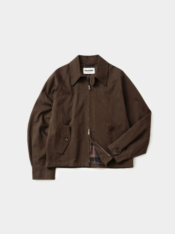 Glen Cotton Drizzler Jacket (Brown)