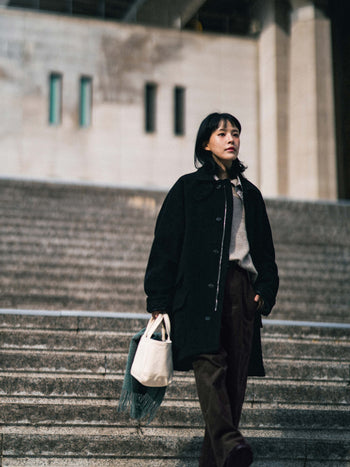 Corduroy Officer Chino Pants (Brown)