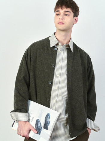 One Pocket Classic Stripe Shirts (Stripe Navy)