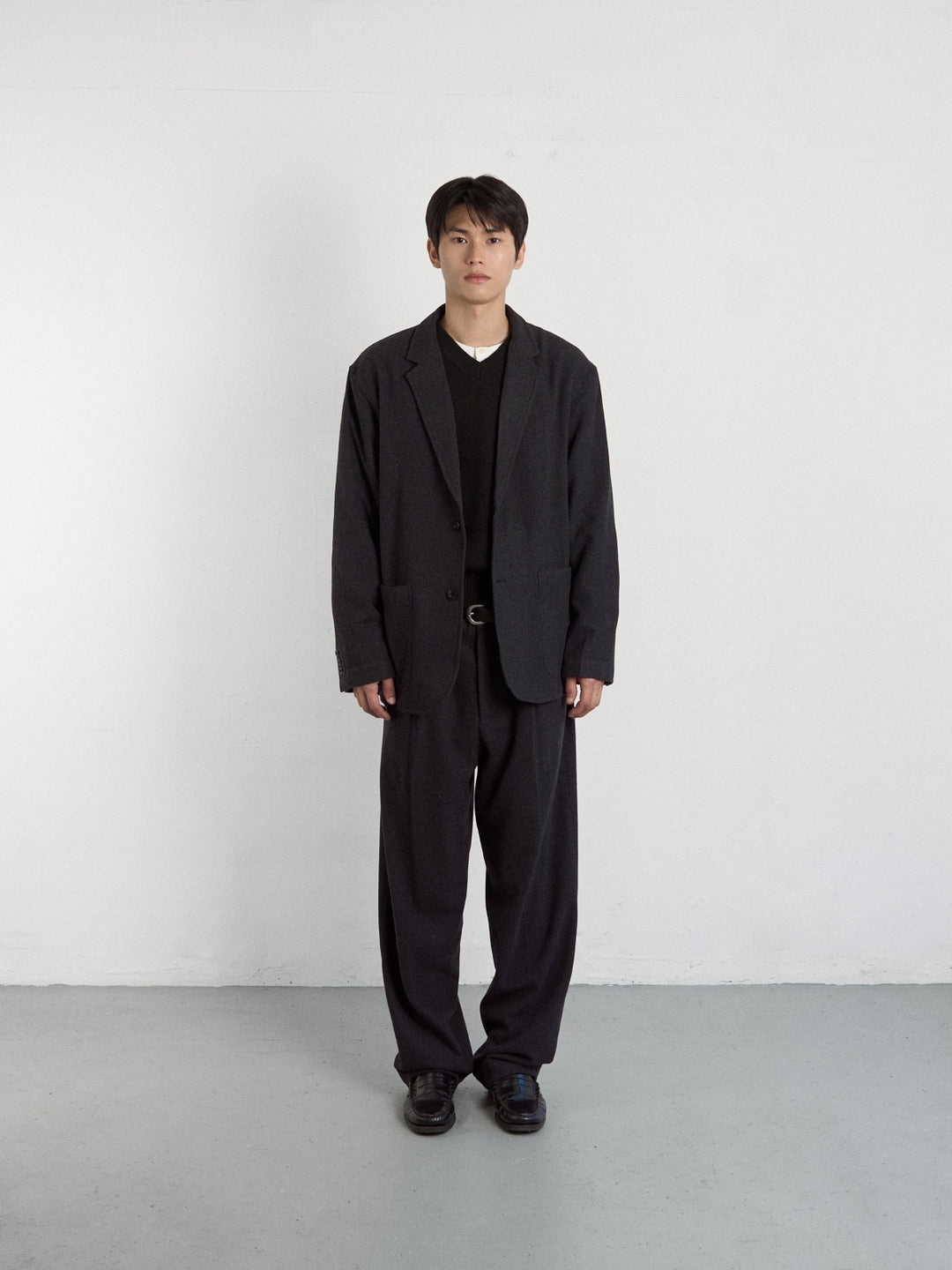 City Light Wool Club Jacket (Black)