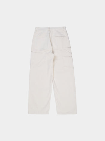 Heavy Cotton Carpenter Pants (Ecru)