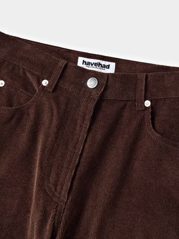 Flare Corduroy Pants (Brown)