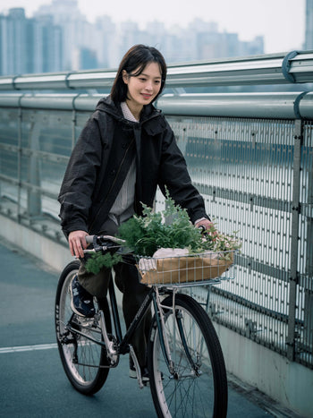 City Commuter Check Wind Jacket (Check Black)