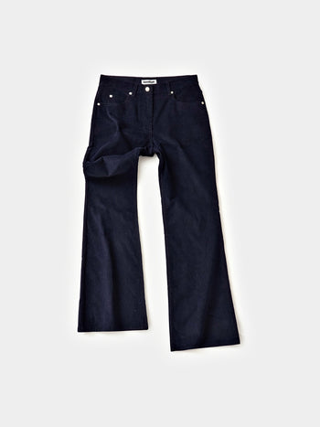 Flare Corduroy Pants (Navy)