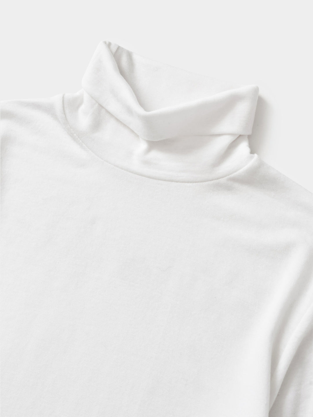 Essential Mock Neck Tee (Ivory)