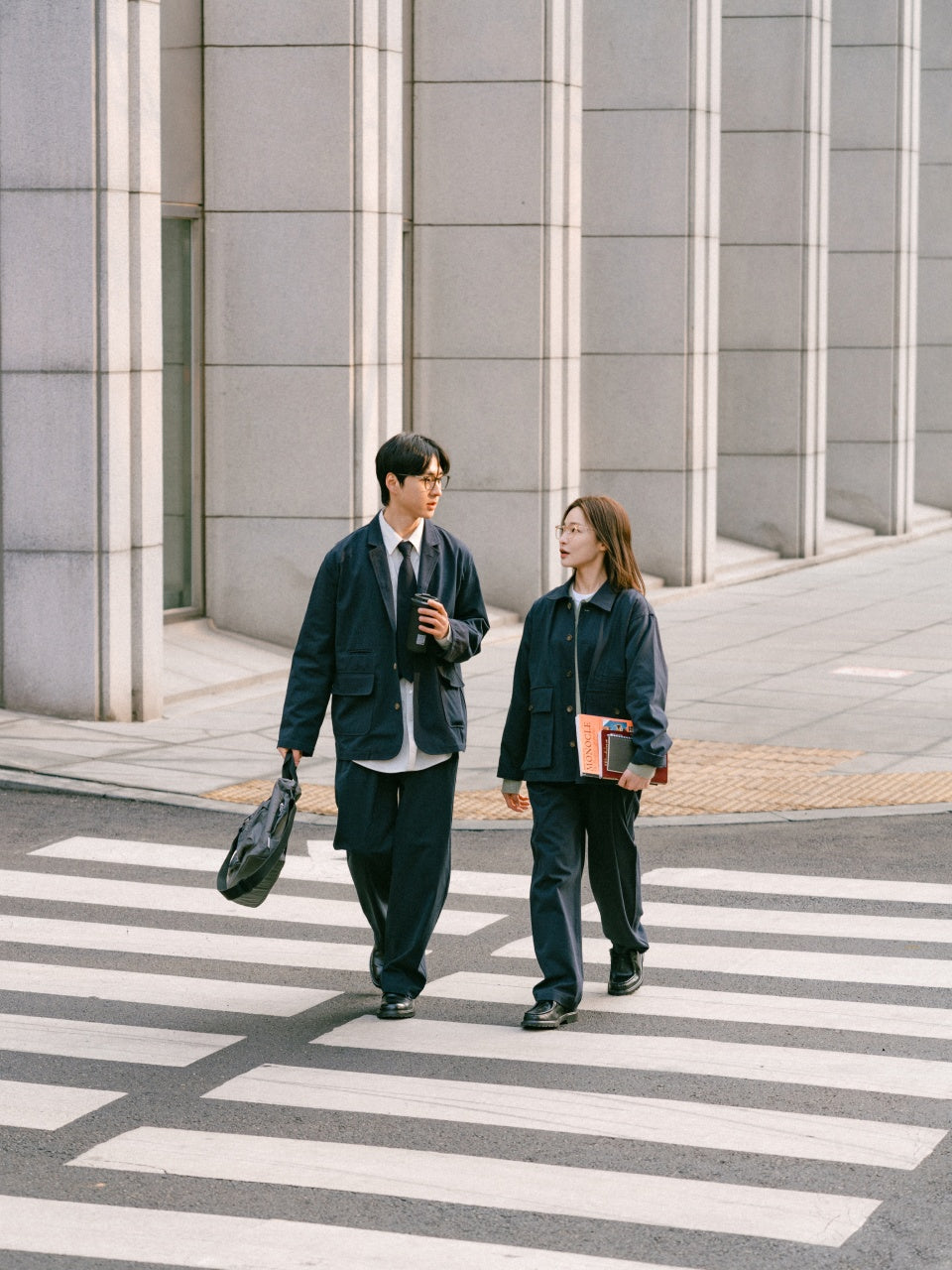 25ss City Worker Club Jacket - Soft Navy | A2 (L)