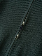 2way Zip-up Cardigan (Blue Green)