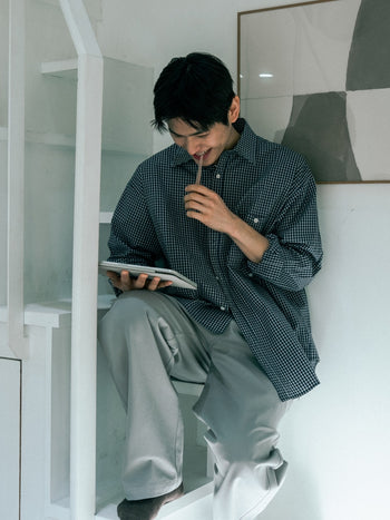 Daily Classic Check Shirts (Check Green)