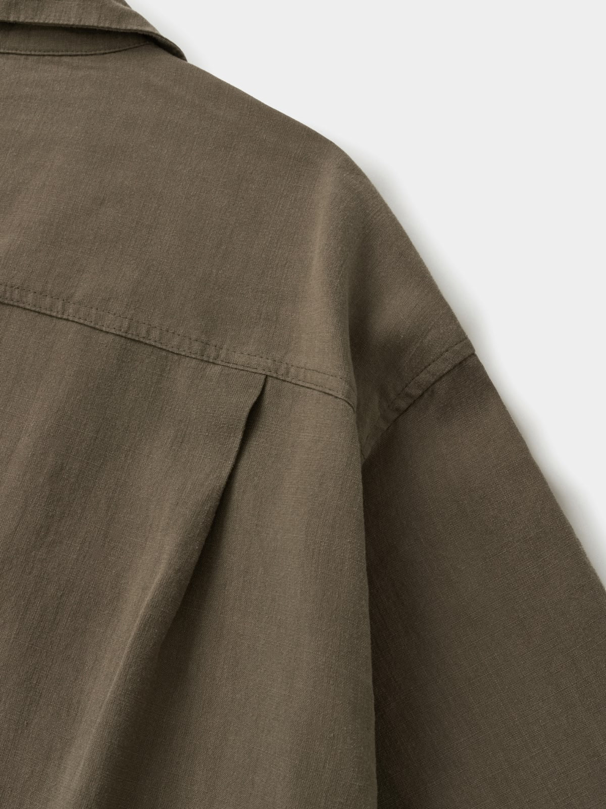 Double Pocket Slub Shirts (Brown)