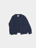Daily Fine Wool Cardigan (Navy)