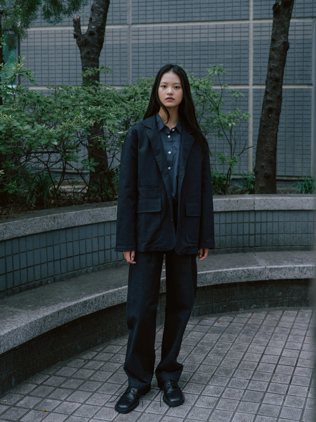 Essential Fine Shirts (Navy)