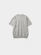 Relaxed Half String Tee (Melange Gray)