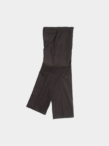 Corduroy Officer Chino Pants (Brown)