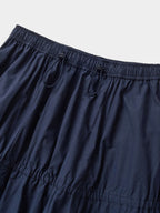 Light String Tiered Skirt (Navy)