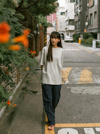 Light String Easy Pants (Navy)