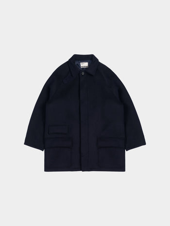 City Wool Half Coat (Navy)