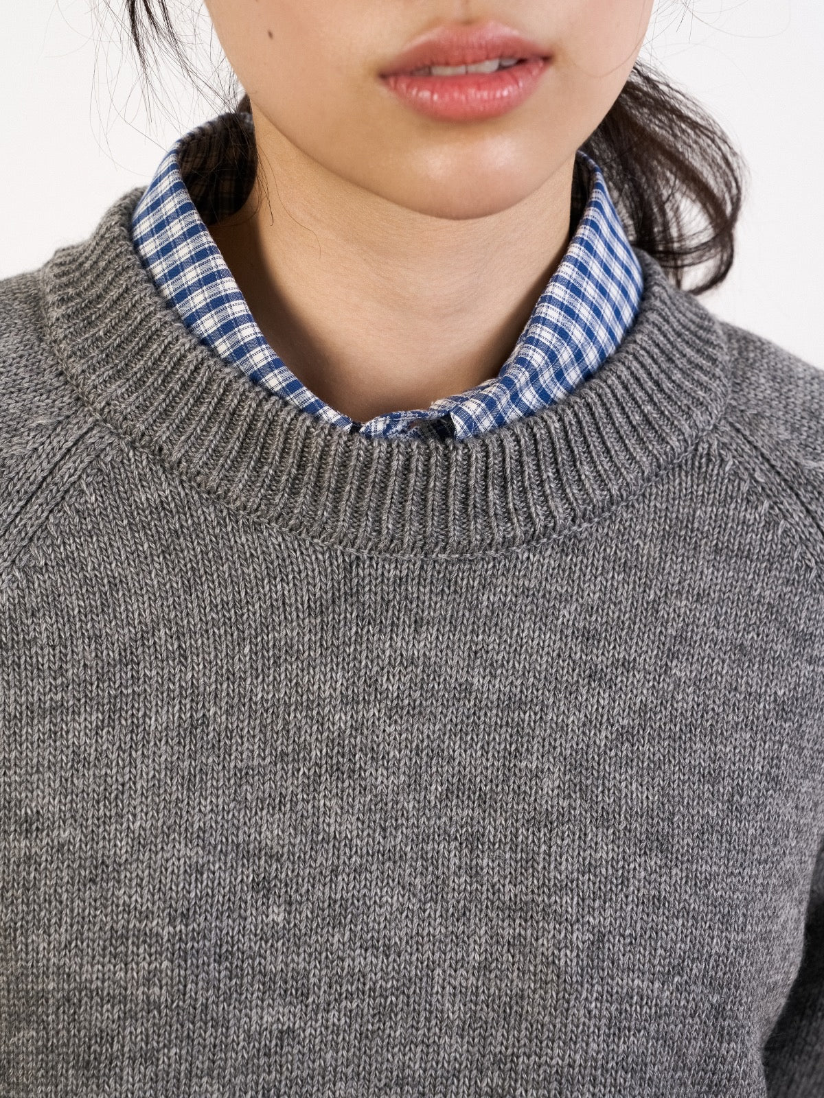 Yak Wool Crewneck Sweater (Gray) | Havehad