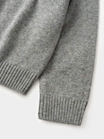 Shaggy Dog Round Knit (Grey)