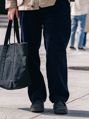 Corduroy Officer Chino Pants (Brown)