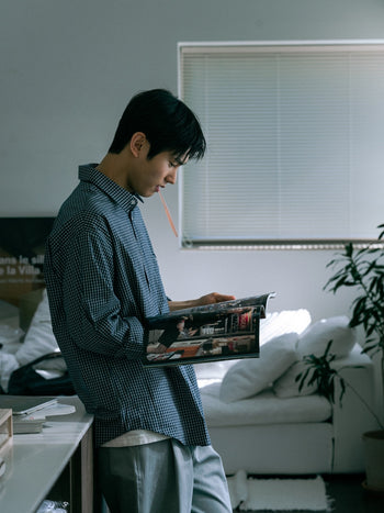 Daily Classic Check Shirts (Check Navy)