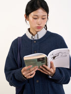 Daily Fine Wool Cardigan (Charcoal)