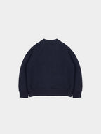 Yak Wool Collar Knit (Navy)