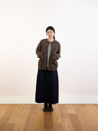 Daily Fine Wool Cardigan (Navy)